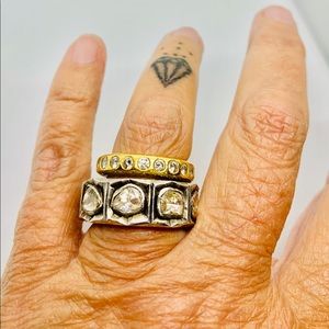 Indian (Mughal) Polki Diamonds Ring ~LOADED W/ 💎!